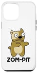 Coque pour iPhone 12 Pro Max Zom Pit Funny Zombie Pitbull Jeu de mots