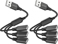 Adaptateur USB mâle vers USB 2.0 Femelle, Adaptateur USB vers convertisseur USB C OTG Compatible MacBook Pro, Chromebook, Pixelbook, Microsoft Surface Go, Samsung Galaxy S20 S21 S22 Pixel.[G739]