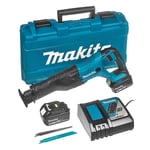 MAKITA MACHINES Scie Sabre DJR186RTE 18 V Li-ion (2x5Ah) + Coffret