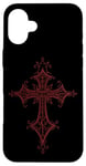 iPhone 16 Plus Alternative Cross Mall Goth Gothic Grunge Romantic Case