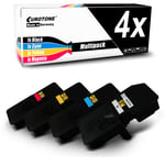 4x Eurotone Toner for Kyocera Ecosys M-5521-cdn P-5021-cdw P-5021-cdn M-5521-cdw