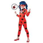 Rubies - Miraculous Officiel - Déguisement Ladybug + Kit Yoyo + Boucles d'oreilles (Enfant) - Taille 3-4 ans