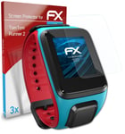 atFoliX 3x Screen Protection Film for TomTom Runner 2 Screen Protector clear