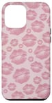 iPhone 12 Pro Max Lip Stick Pink Kisses Marks Valentine Makeup Lover For Girls Case