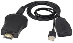 Dongle d'affichage sans Fil,récepteur d'affichage de l'adaptateur HDMI TV WiFi Haute définition 1080P,Appareil d'écran sans Fil avec Micro-câble, Adaptateur pour PC/TV/écran.(1Pièces)