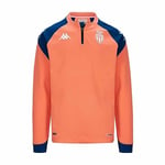 Kappa Sweat ABLAS Pro 7 Monaco 23-24, Orange/Bleu, 3XL, Homme