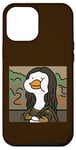 Coque pour iPhone 12 Pro Max Portrait drôle de canard Lisa, canard hilarant Mona Lisa Art Humour