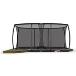 BERG Pro Bounce Flatground 500x300 + Safety net DLX XL - INKL LANDNINGSMADRASS