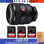 Sony FE 50mm f/1.2 GM + 3 SanDisk 128GB Extreme PRO UHS-II SDXC 300 MB/s + Guide PDF ""20 TECHNIQUES POUR RÉUSSIR VOS PHOTOS