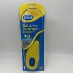 Scholl Gel Activ Insole Everyday Men Size 7 - 12 UK New