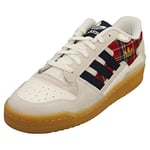 adidas Forum Exhibit Low 2 Mens Fashion Trainers in White Navy - 11.5 UK