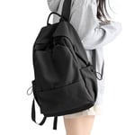 HYC00 Sac à Dos Scolaire College Cartables Fille Garçons Sac d'école pour 14 Pouce Laptop Sac à Dos College Imperméable Sac Ecole Adolescent Casual Daypacks pour Scolaire Voyage Travail,Noir