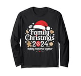 Matching Family Christmas 2024 Holiday PJs Festive Wear Long Sleeve T-Shirt