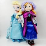 Frozen 2 Prinsessa Anna Elsa Snödrottning Dockor Barnleksaker Julgåvor Stoppade Plysch Nya Grey Rugby 30CM