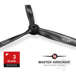 Master Airscrew 3-Blade - 7x4 Propeller Reverse Pusher For RC Aeroplane