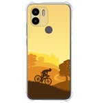 Coque Silicone Anti-chocs pour Xiaomi Redmi A1 Plus Design Cycliste Dessins