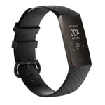 Fitbit Charge 3 - Silikonarmband str. L - Svart