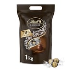 Lindt Lindor 70% Chocolate Truffles Bag - Approx 80 balls, 1kg - Chocolate Truffles with a Smooth Melting Filling - Gift Present or Sharing Box - Christmas, Birthday, Celebrations, Congratulations