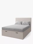 Koti Home Dee Upholstered Ottoman Storage Bed, Double