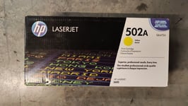 Genuine HP 502A Yellow Toner Cartridge (Q6472A) FREE UK DELIVERY - VAT included