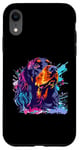 Coque pour iPhone XR Gordon Setter Pop Art Figurine de race de chien