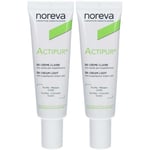 Noreva Laboratoires Actipur Crème anti-imperfections teintée claire 2x30 ml