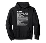 Gym Nutritional Facts Funny Gym Workout Fitness Lifting Pullover Hoodie