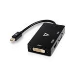 V7 MINI DP TO MULTI VIDEO ADAPTER DVI-D VGA HDMI 1.4 VID 1080P FHD CABL