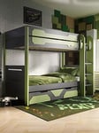 X Rocker Battalion Gaming Bunk Bed - With Trundle Drawer