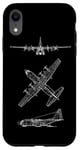 Coque pour iPhone XR Hercules Turboprop C130 Avion de transport tactique