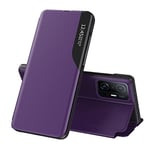 COQUE pour Xiaomi 11T Couverture,Petit écran Intelligent côté, de Protection pour téléphone, de téléphone Ultra Mince en TPU Antichoc pour Xiaomi 11T-Mauve