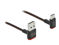 DELOCK – EASY-USB 2.0 Type-A male to USB Type-C™ male angled up / down 0.5 m  (85275)