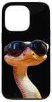 Coque pour iPhone 13 Pro Serpent avec Lunettes de Soleil Python Cobra Mamba Serpents