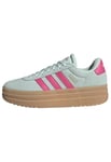 adidas Femme VL Court Bold Shoes Chaussures, Halo Mint/Pulse Magenta/Gum, 37 1/3 EU