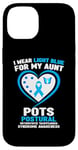 iPhone 14 I Wear Light Blue for My Aunt POTS Awareness Case