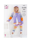 King Cole Cherished DK Kids' Cardigans Knitting Pattern, 6177