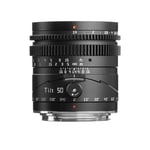 TTArtisan Tilt 50mm f/1.4 objektiv Fullformat för Canon EOS RF