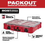 Milwaukee Packout Organizer 48-22-8430 Impact Resistant Polymer 10-Bin New