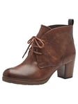 MARCO TOZZI Femme 2-25109-41 Bottines à Lacets, Cognac Comb, 40 EU