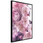 Plakat - Fan of Flowers - 30 x 45 cm - Sort ramme