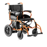 FTFTO Home Accessories Electric Wheelchair Portable Strong and Durable Powerful and Quiet Brushless Motors Folding Convenient for Storage and Transport in the Car Trunk