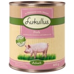 Lukullus Naturkost Adult Grain Free 6 x 800 g - Griskött