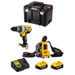 DeWALT Kit DWK225 (DCD996 + DWH161 + 2 x 5,0 Ah + DCB115 + TSTAK VI)