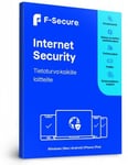 F-SECURE INTERNET SECURITY (SAFE) 1 VUOSI, 5 LAITTEELLE (FCFYBR1N005FI)