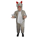 Dress Up America Little Kids Plush Wolf Costume