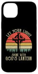 Coque pour iPhone 14 Plus Laissez votre lumière briller avec les lanternes de Dieu Christian Jésus