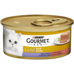 Lamme- og andepaté - Bokser 24 x 85 g - Katt - Kattemat - Våtfôr - Purina Gourmet Gold