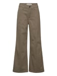 Sofie Schnoor Young Izzasy Mid Waist Trousers Khaki Green