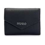 HUGO Women's Chris Flap Wallet, Black 1, One Size