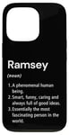 Coque pour iPhone 13 Pro Ramsey Définition du nom Dictionnaire amusant